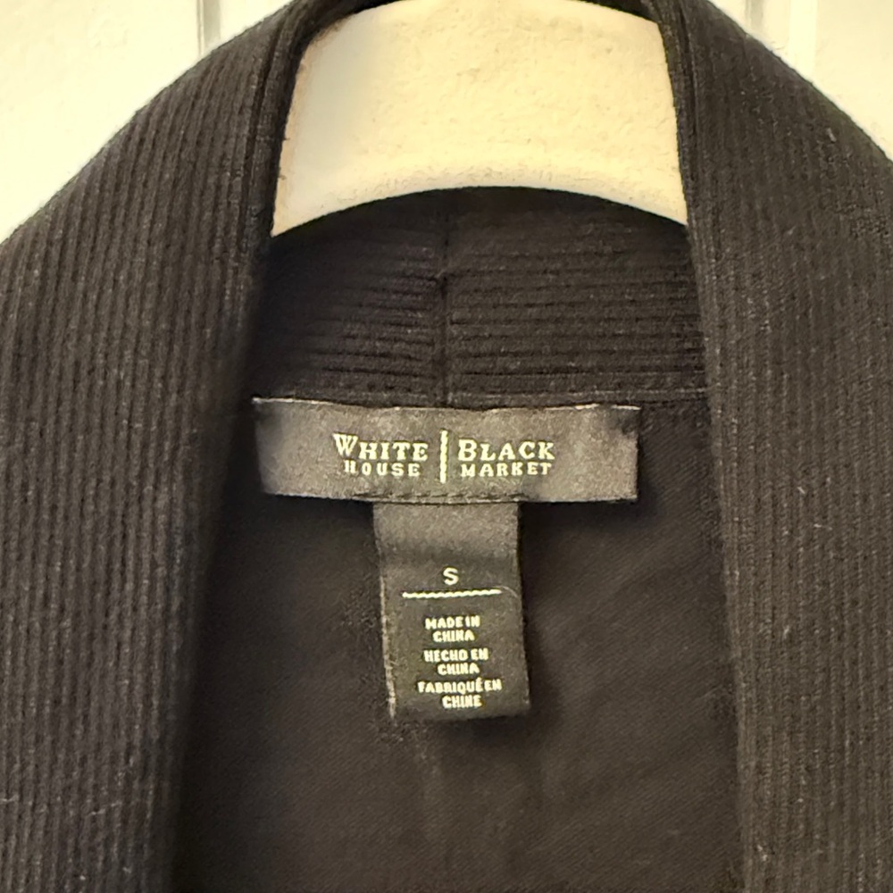 White House Black Market Black Cardigan - Picture 3 of 6